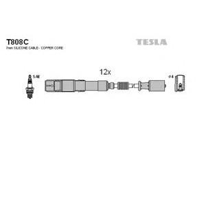 кабели за свещи - комплект запалителни кабели TESLA T808C