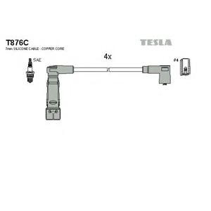кабели за свещи - комплект запалителни кабели TESLA T876C