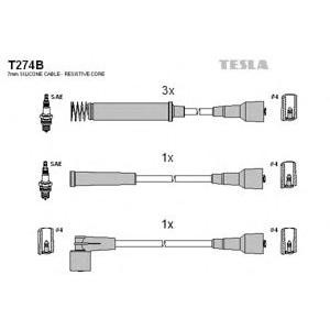 кабели за свещи - комплект запалителни кабели TESLA T274B 