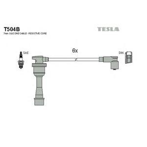 кабели за свещи - комплект запалителни кабели TESLA T504B 