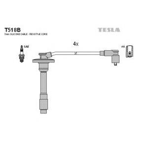 кабели за свещи - комплект запалителни кабели TESLA T518B