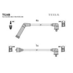кабели за свещи - комплект запалителни кабели TESLA T524B 