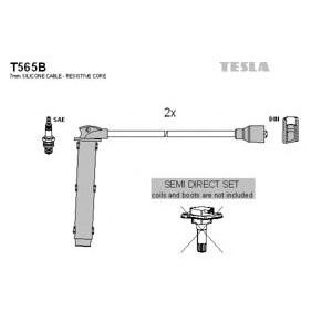 кабели за свещи - комплект запалителни кабели TESLA T565B