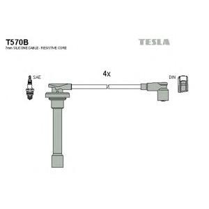 кабели за свещи - комплект запалителни кабели TESLA T570B