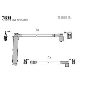 кабели за свещи - комплект запалителни кабели TESLA T571B