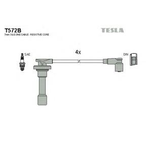 кабели за свещи - комплект запалителни кабели TESLA T572B
