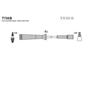 кабели за свещи - комплект запалителни кабели TESLA T708B 