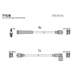 кабели за свещи - комплект запалителни кабели TESLA T762B 