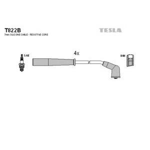 кабели за свещи - комплект запалителни кабели TESLA T822B
