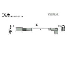 кабели за свещи - комплект запалителни кабели TESLA T828B