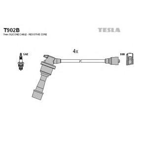 кабели за свещи - комплект запалителни кабели TESLA T902B