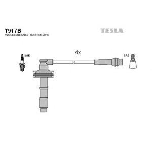 кабели за свещи - комплект запалителни кабели TESLA T917B