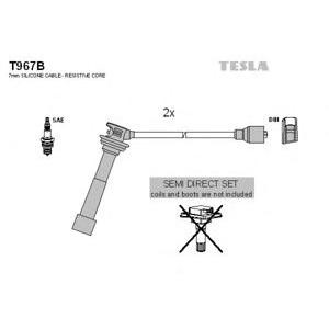 кабели за свещи - комплект запалителни кабели TESLA T967B 