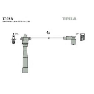 кабели за свещи - комплект запалителни кабели TESLA T997B 