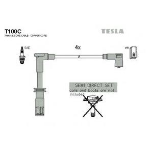кабели за свещи - комплект запалителни кабели TESLA T100C 