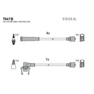 кабели за свещи - комплект запалителни кабели TESLA T647B
