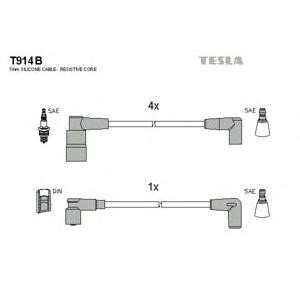 кабели за свещи - комплект запалителни кабели TESLA T914B 