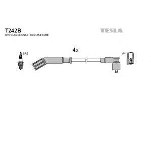 кабели за свещи - комплект запалителни кабели TESLA T242B 