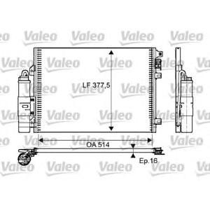 радиатор за климатик VALEO 814051