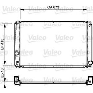 воден радиатор VALEO 735215 