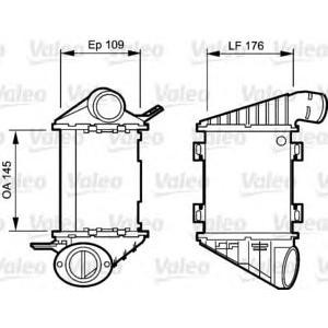 интеркулер (охладител за въздуха на турбината) VALEO 817764 