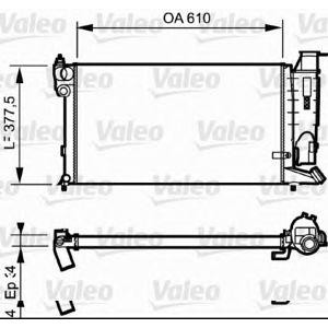 воден радиатор VALEO 731176 