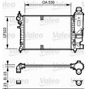 воден радиатор VALEO 731527