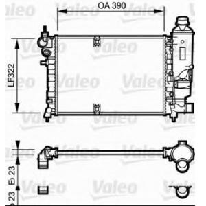 воден радиатор VALEO 731528