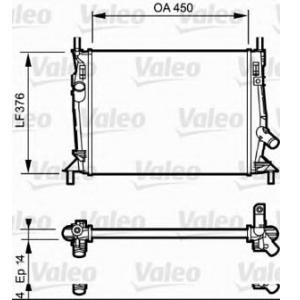 воден радиатор VALEO 734319