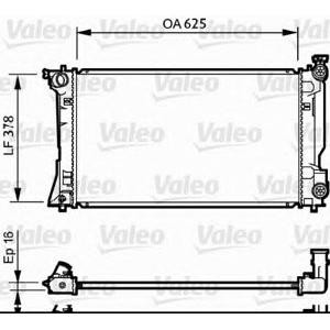 воден радиатор VALEO 734712 