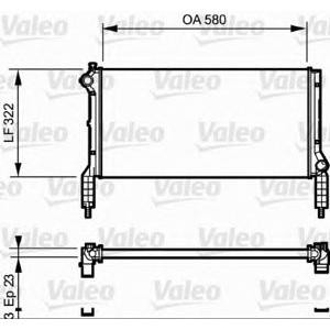 воден радиатор VALEO 735172 