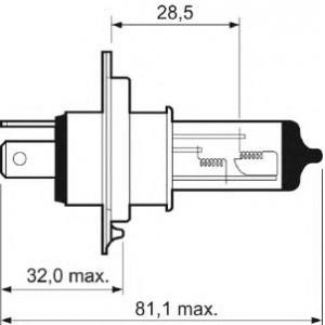 крушка за фарове и халогени VALEO 032007 