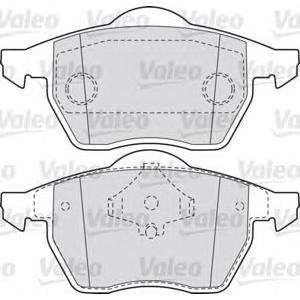 накладки VALEO 598486 
