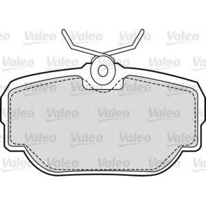 накладки VALEO 598499 
