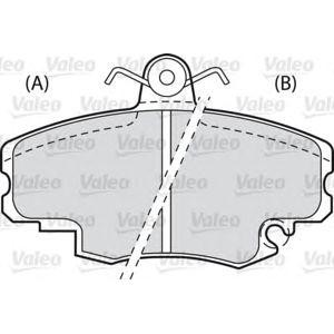 накладки VALEO 598154 