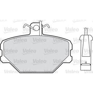 накладки VALEO 598095 