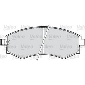 накладки VALEO 598574 
