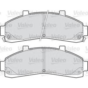 накладки VALEO 598906