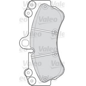 накладки VALEO 598655 