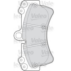 накладки VALEO 598656 