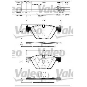 накладки VALEO 598640 