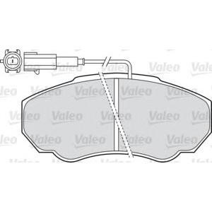 накладки VALEO 598568 