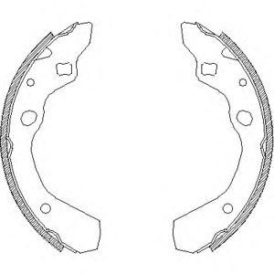 комплект спирачни челюсти WOKING Z4190.00 