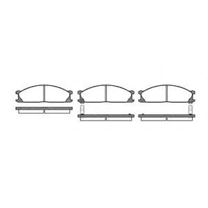 накладки WOKING P3363.02