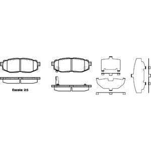 накладки WOKING P13283.01