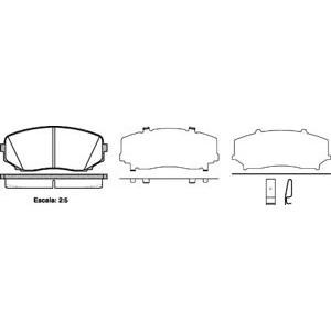 накладки WOKING P13673.02