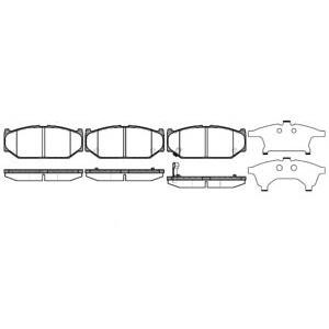 накладки WOKING P12813.11