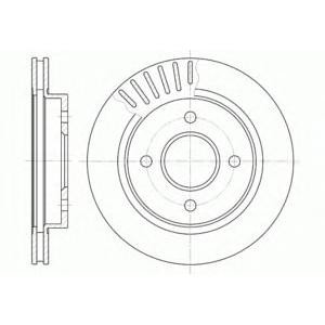 спирачен диск WOKING D6160.10