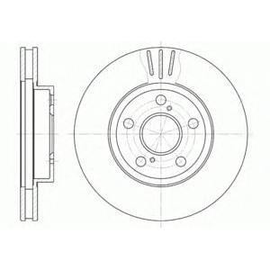 спирачен диск WOKING D6540.10 