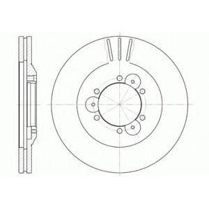 спирачен диск WOKING D6560.10